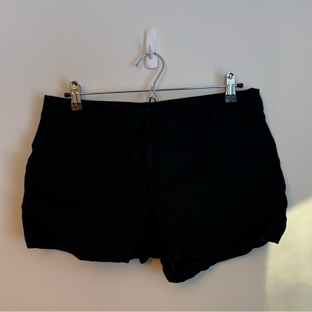 J. Crew Women's Black Shorts, 3 Inch Inseam